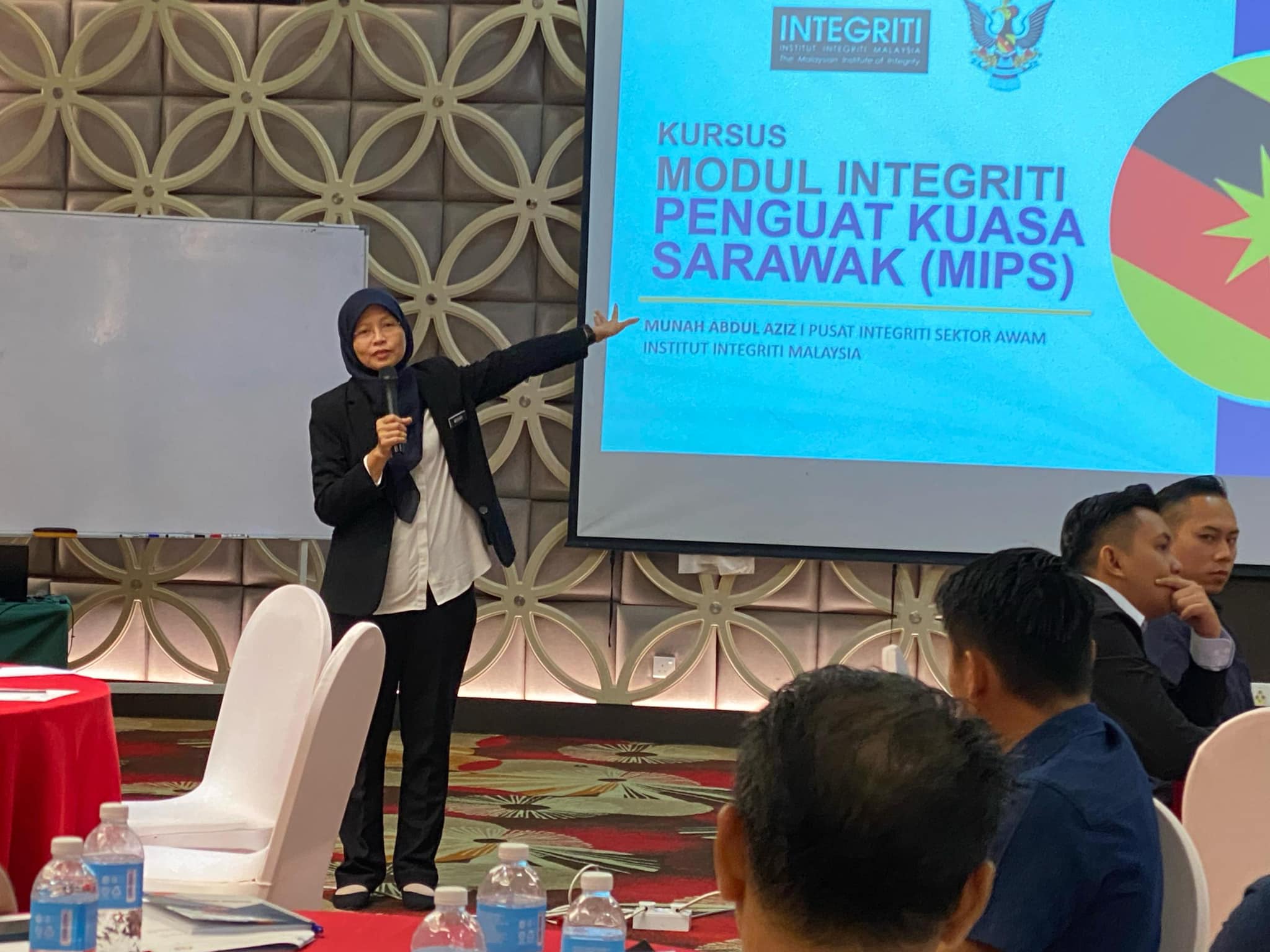 Latihan Modul Integriti Penguat Kuasa Sarawak (MIPS) anjuran Unit Integriti Dan Ombudsman Sarawak, Jabatan Premier Sarawak