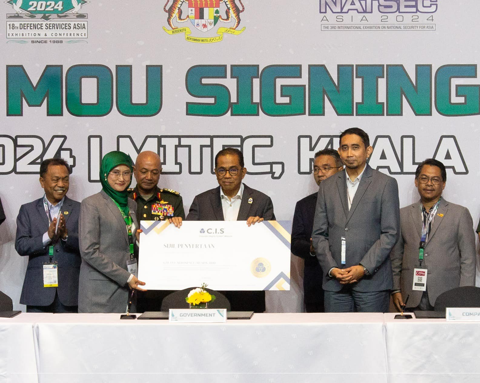 Majlis penyampaian sijil penyertaan Sistem Integriti Korporat Malaysia (CISM)