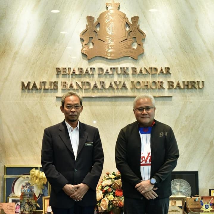 Kunjungan hormat dan lawatan kerja ke atas YB Datuk Bandar Johor Bahru, Dato’ Haji Mohd Noorazam bin Dato Haji Osman