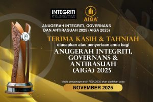 ANUGERAH INTEGRITI GOVERNANS DAN ANTIRASUAH